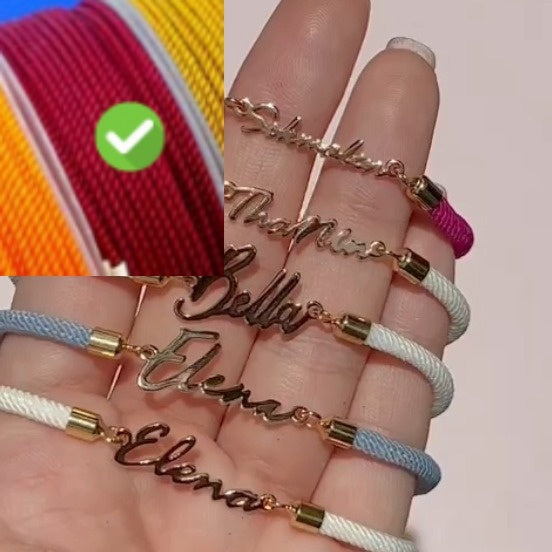 Personalized Colorful Rope Chain