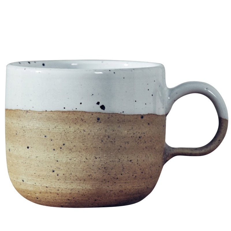 Nordic style stoneware coffee cup