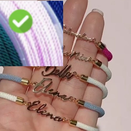 Personalized Colorful Rope Chain