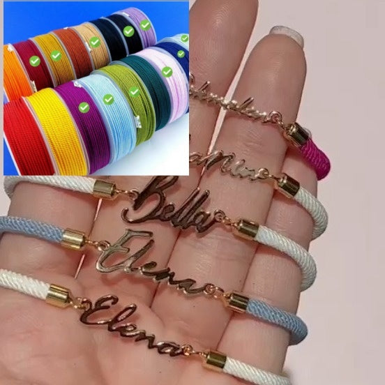 Personalized Colorful Rope Chain